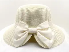 送料無料 残りわずかです！ エレガントな装いにぴったりのストローハット