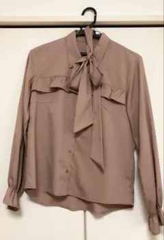 INGNI リボンブラウス ブラウン