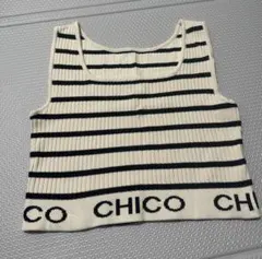 CHICO ストライプ タンクトップ