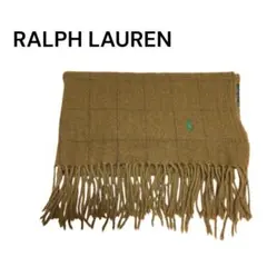 【未使用】ralphlaurenラルフローレン 大判スカーフ 地図柄 タグ付き ラルフローレン 総柄 大判 スカーフ 正方形 乗馬 馬具柄