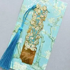 Van Gogh ゴッホ 花咲くアーモンドの枝　しおり ブックマーク