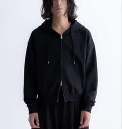 【sinss】Heavy weight double zip hoodie