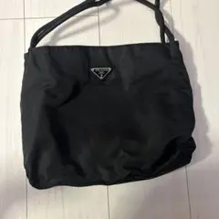 PRADA ブラック ナイロントートバッグ
