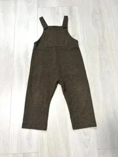 キッズ サロペット オーバーオール 千鳥格子柄