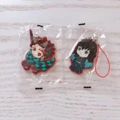 鬼滅の刃ラバーストラップ　炭治郎&無一郎