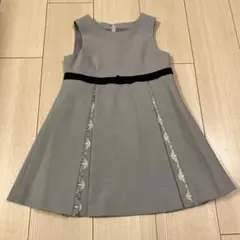 グレー Aライン ワンピース