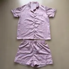 アイスクリーム柄ピンクサテンルームウェア/パジャマ上下セット