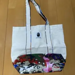 A BATHING APE トートバッグ カモフラ柄