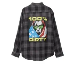 【入手困難】SONIC YOUTH/100% DIRTY ビエラチェックシャツのサムネイル