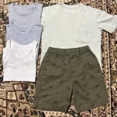 ユニクロ Tシャツとショートパンツ 、肌着3枚