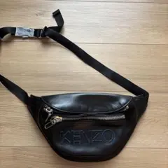 KENZO レザー ボディバッグ ウエストポーチ