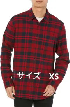 ✨秋物✨　フランネルシャツ スリムフィット 長袖 メンズ XS
