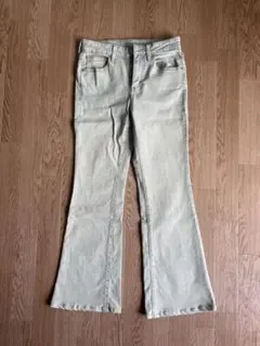 GU スリムフレアジーンズ/62 BLUE/Sサイズ/裾上げ済