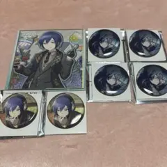 KAITO グッズ まとめ売り 色紙 缶バッジ セット VOCALOID