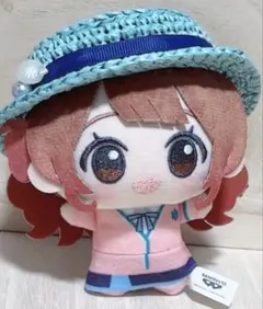 ちびぐるみ　夏　イメージ　帽子　カンカン帽