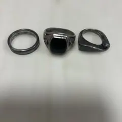 シルバーアクセサリー　リング　３つまとめ売り　※商品説明必読お願いします。
