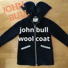 希少★【JOHNBULL】ウール★フーディーコート★sizeS
