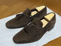 FERRANTE スエードタッセルローファー サイズ7.5