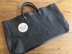 YOUNG&OLSEN＊FREAKSSTORE別注embossレザートート黒美品のサムネイル