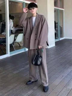 オーバーサイズダブルブレストジャケット　(ryuさん着用)