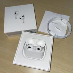 Apple AirPods第3世代ケース付き動作確認済み正規品のサムネイル