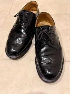 【希少】ドクターマーチン ウイングチップ 5ホール 黒 ビジネスシューズ
