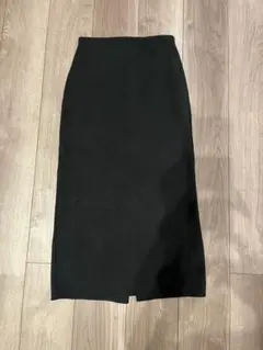 UNIQLO ストレッチダブルフェイスナロースカート(丈標準80～84cm) M