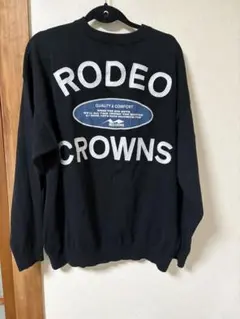 RODEO CROWNS ブラック 長袖ニット　コットン　春