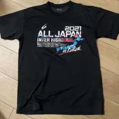 2021 ALL JAPAN INTER HIGH 陸上用シャツ L 黒