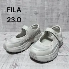 【美品】FILA WAVYDAY MJ 厚底スニーカー23.0cmのサムネイル