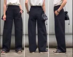 UNIQLO U ユニクロ　ユー ワイドフィットジャージーカーブ　パンツ S