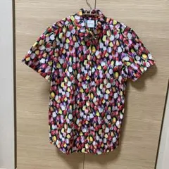 極美品✨PaulSmith ポールスミス 半袖シャツ 小花柄 総柄 ピンク М