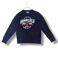 FUNNY COMPANY スウェット Mサイズ　長袖トレーナー　ネイビー紺色