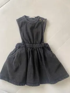 soor ploom Tippi Pinafore Black Denim 3Y