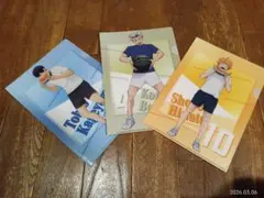 ハイキュー　ミニクリアファイル　セブンイレブン　A5　非売品　3枚セット！