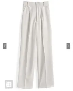 【新品未使用】GRL センタープレスストレートパンツ XS