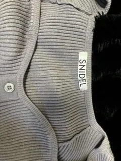 SNIDEL Sustainaフロントボタンニットワンピース