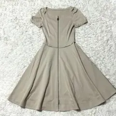 美品✨FOXEY ワンピース フロントジップ ワンピース マドモアゼルポロ Mのサムネイル