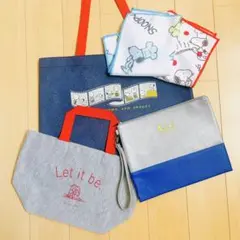 ★セール中★非売品 スヌーピー バッグ スヌーピーグッズ まとめ売り 5点セット