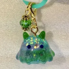 【売約済】レモンになりたかった めんだこ ガラスビーズ使用 目印アクセサリー 売約済】レモンになりたかった めんだこ ガラスビーズ使用 目印
