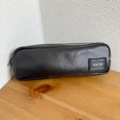 美品】PORTER ペンケースFREESTYLE キャメル レザー調 日本製 - メルカリ