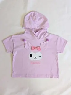 Sanrio/サンリオ Kuromi フード付きTシャツ 110cm