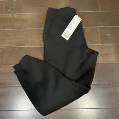 【新品】UNIQLO キッズ ボアスウェットパンツ 140サイズ 黒　ブラック