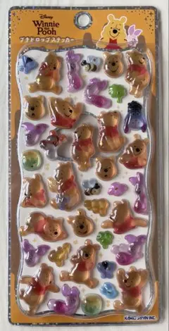 【正規品】プチドロップステッカー　 　ディズニー プーさん
