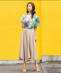 1回短時間着用美品✨ナラカミーチェ／フレアースカートのサムネイル