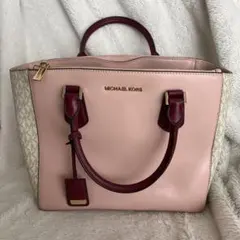 MICHAEL KORS トートバッグ ピンク ベージュ