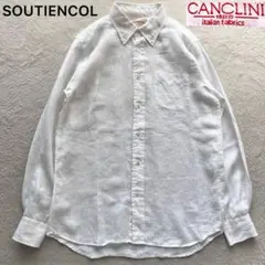 美品✨SOUTIENCOL スティアンコル CANCLINI リネン シャツのサムネイル