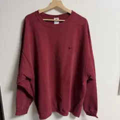 古着 90'S ナイキ NIKE ロゴスウェットシャツ USA製 XXL相当