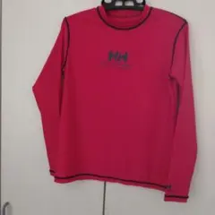 ヘリーハンセン　長袖ラッシュガード　赤　M