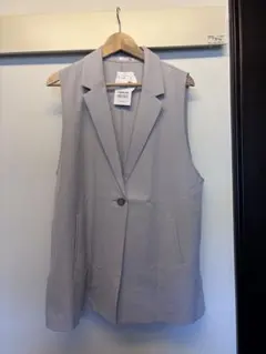 GLACIER Honeysライトグレー ノースリーブジャケット XL